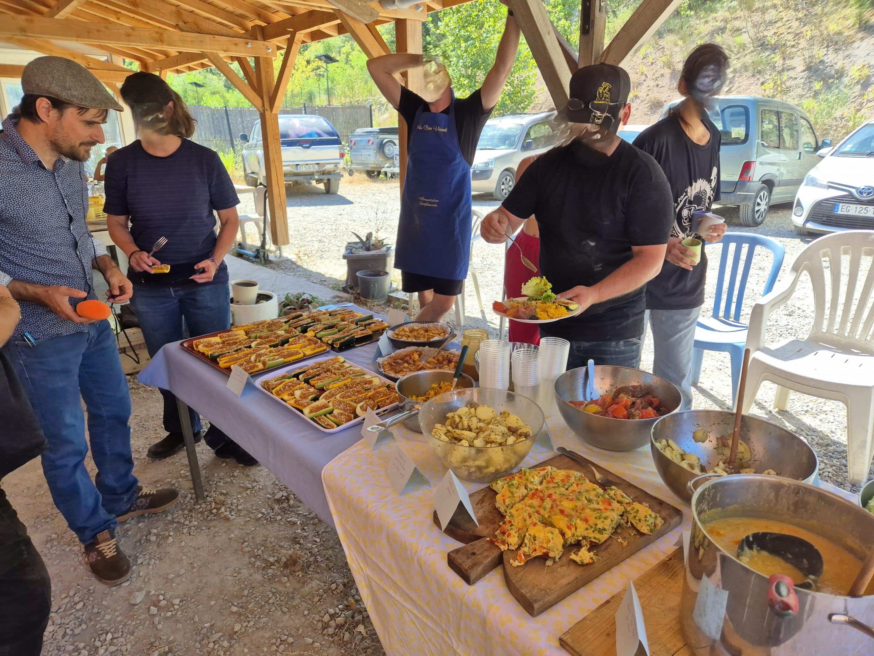 Atelier restauration avec Le Parchemin et la Maison Paysanne de l'Aude - @MargotGM