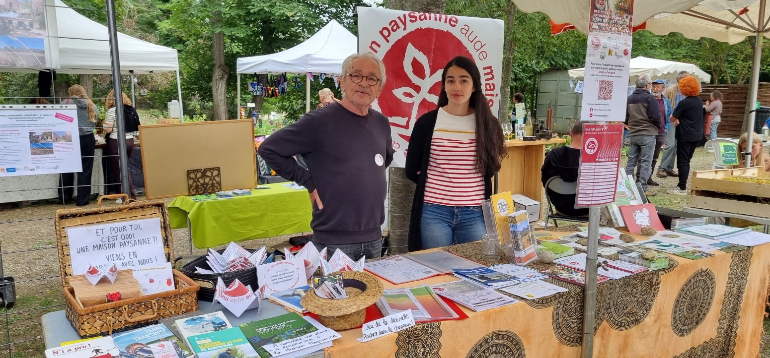 Fête paysanne - stand de la Maison Paysanne de l'Aude