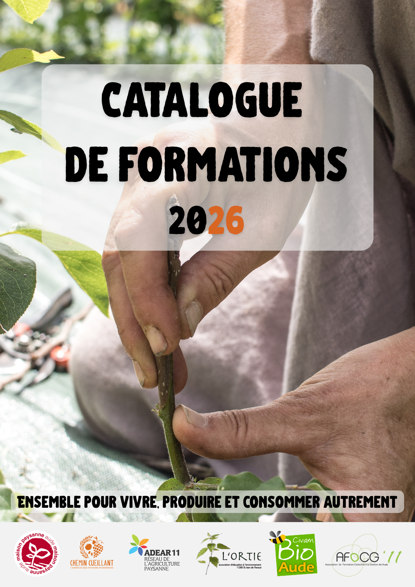Catalogu de formation 2026 MP11 Catalogue de formation 2025 Maison Paysanne de l'Aude